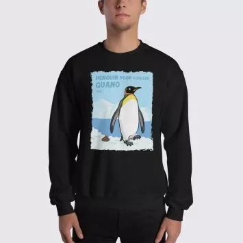 Men's Penguin #FACT Sweatshirt - Black