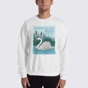 Men's Swan #FACT Sweatshirt - White