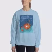 Women's Urchin #FACT Sweatshirt - Light Blue