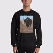 Men's Yak #FACT Sweatshirt - Black