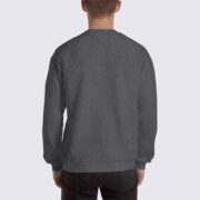 Gidlan 18000 Sweatshirt - Back Image - Dark Heather