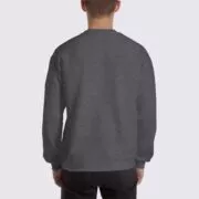Gidlan 18000 Sweatshirt - Back Image - Dark Heather