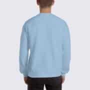 Gidlan 18000 Sweatshirt - Back Image - Light Blue