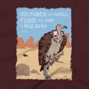 Vulture Clothing Design #FACT - Close Up - Maroon