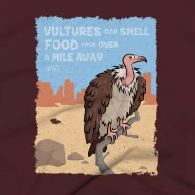 Vulture Clothing Design #FACT - Close Up - Maroon